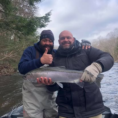 Fish catch on charter vessel